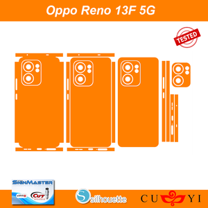 Oppo Reno 13 F 5G Phone Skin Template – Digital Vector Cut File