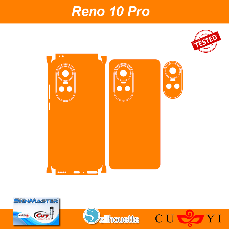 Oppo Reno 10 Pro Phone Skin Template – Digital Vector Cut File